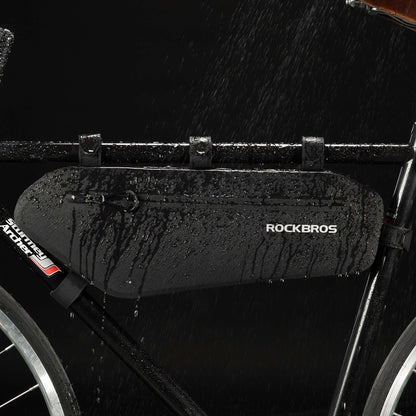 ROCKBROS 4L Wasserabweisend Rahmentasche Dreiecktasche Schwarz - Fahrradtaschen ROCKBROS - EU - NooMii
