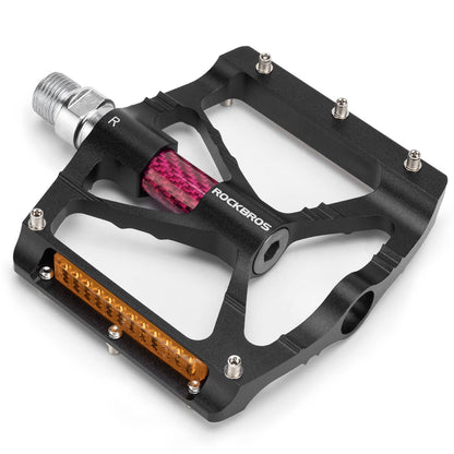 ROCKBROS Alu Fahrradpedale 9/16 Zoll mit zwei PVC Reflektoren - Fahrradpedale ROCKBROS - EU - NooMii