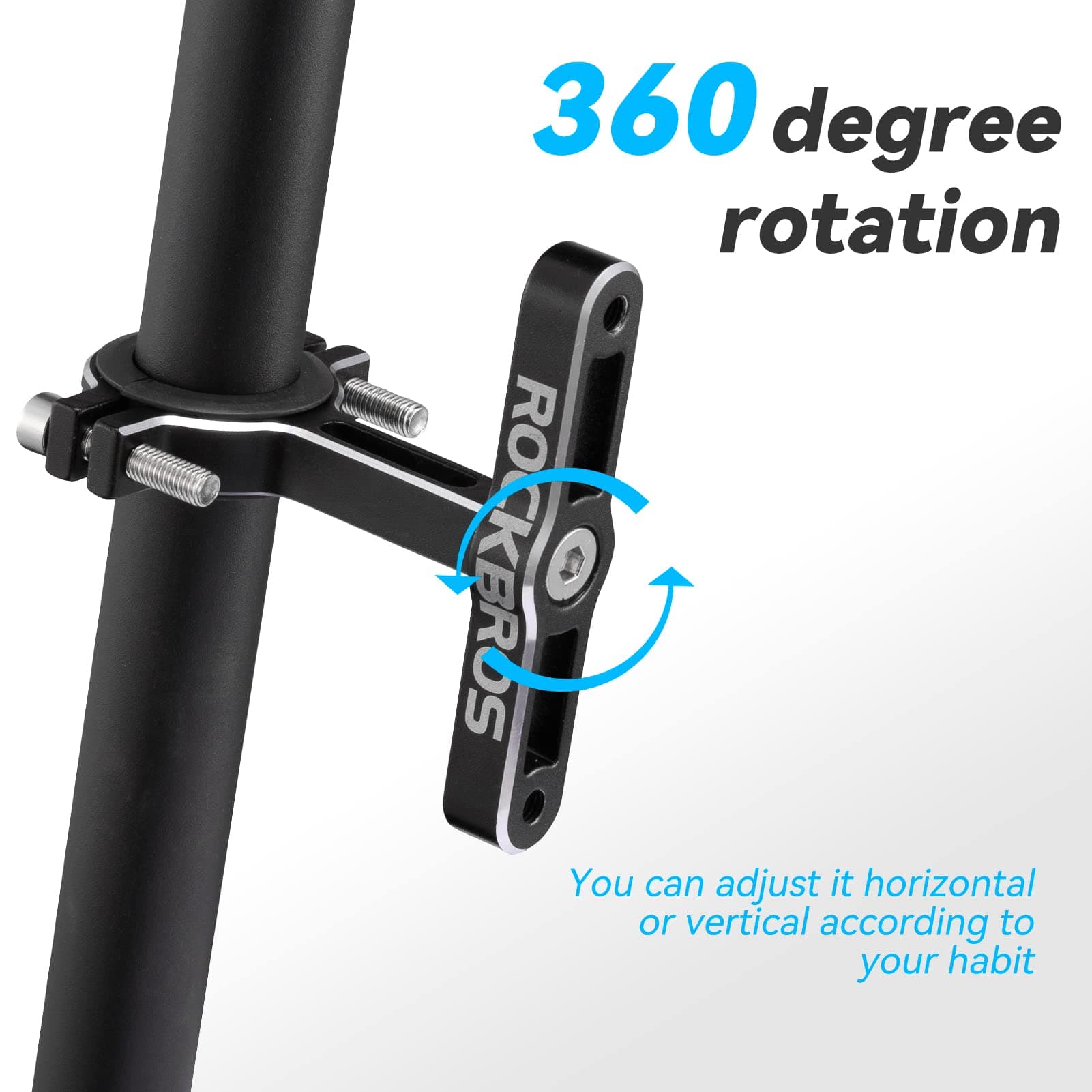 ROCKBROS Alu Universal Flaschenhalter Adapter für Fahrrad und Motorrad - Fahrrad Flaschenhalter ROCKBROS - EU - NooMii