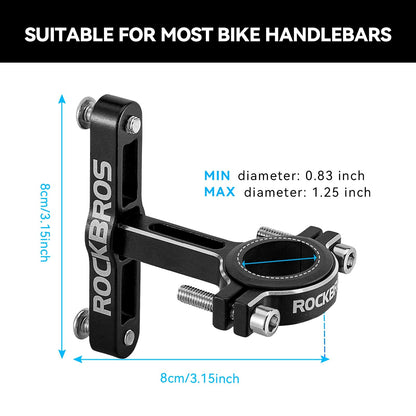 ROCKBROS Alu Universal Flaschenhalter Adapter für Fahrrad und Motorrad - Fahrrad Flaschenhalter ROCKBROS - EU - NooMii
