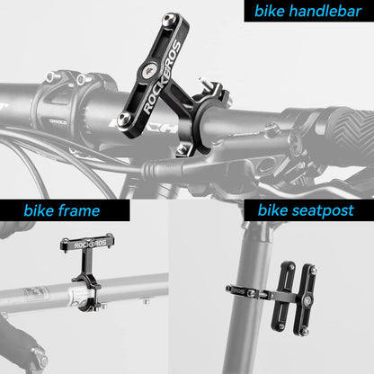 ROCKBROS Alu Universal Flaschenhalter Adapter für Fahrrad und Motorrad - Fahrrad Flaschenhalter ROCKBROS - EU - NooMii