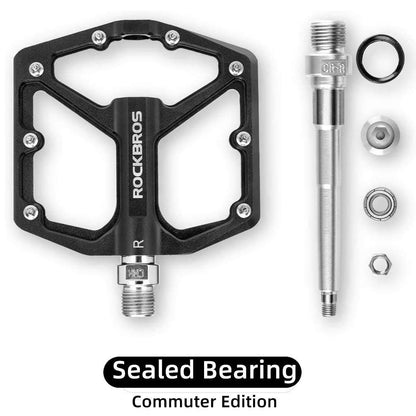 ROCKBROS Aluminium Platform Pedale 9/16 Zoll für MTB E - Bike Stadtrad - Fahrradpedale ROCKBROS - EU - NooMii