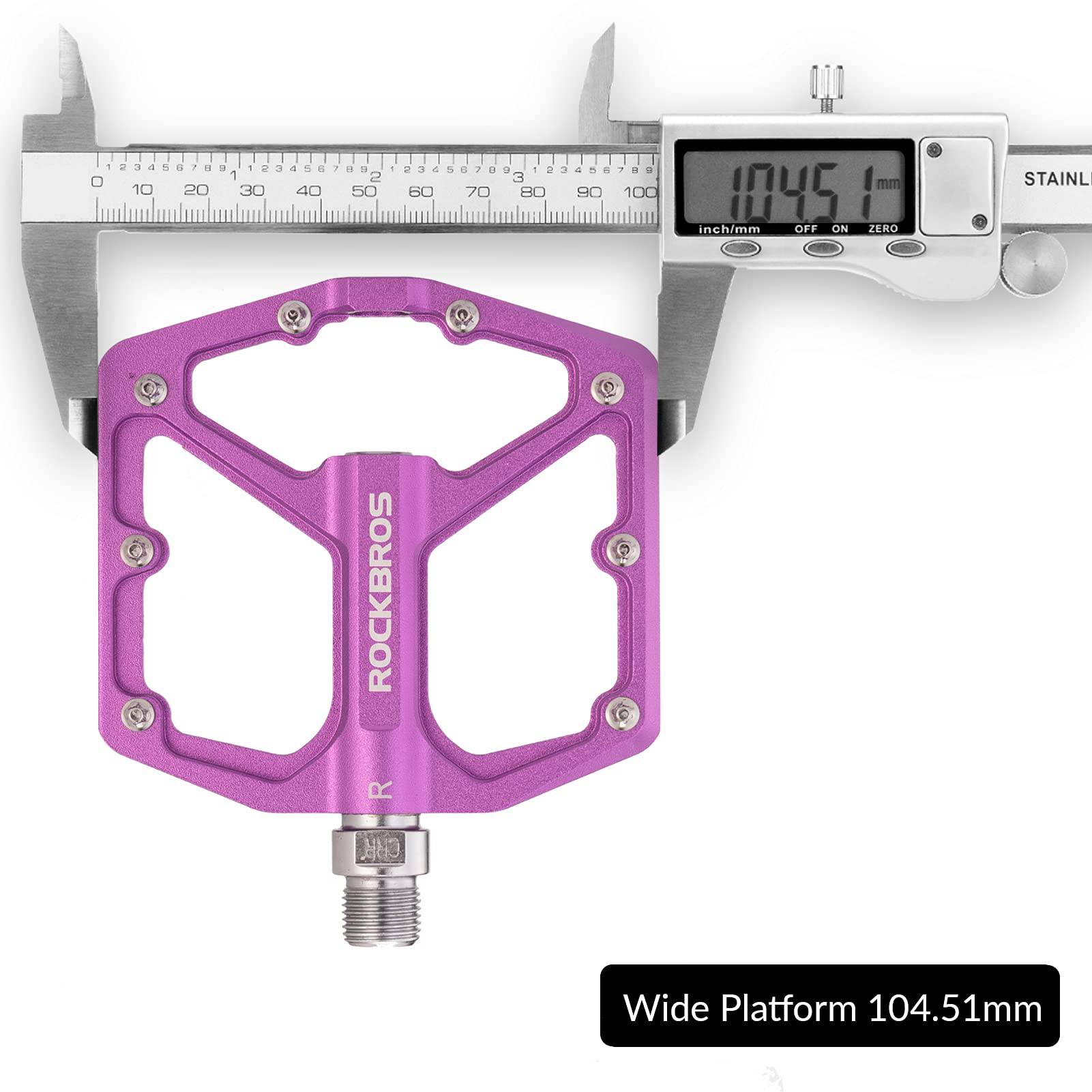ROCKBROS Aluminium Platform Pedale 9/16 Zoll für MTB E - Bike Stadtrad - Fahrradpedale ROCKBROS - EU - NooMii