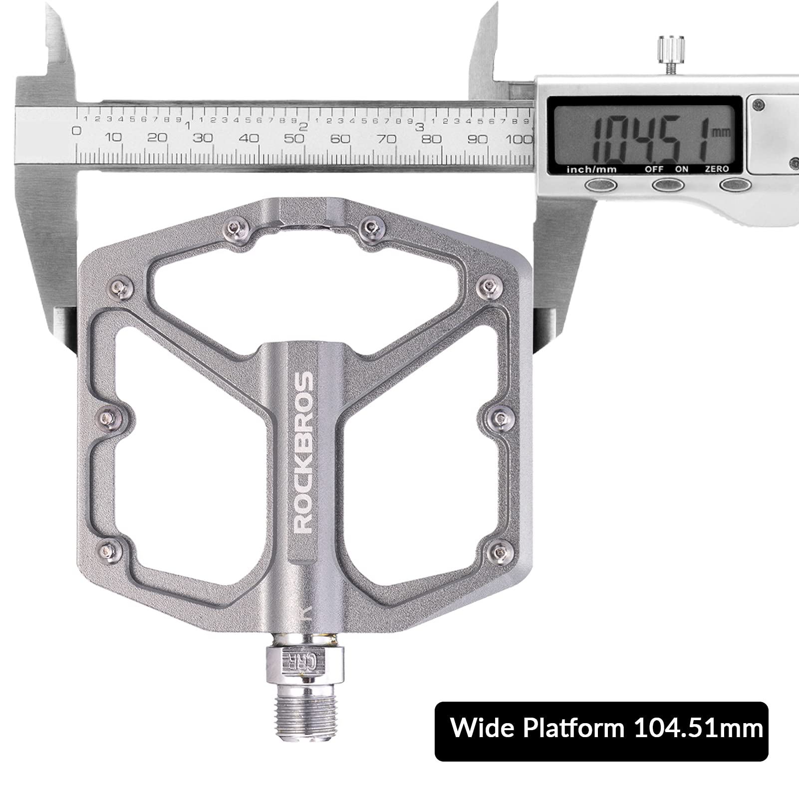 ROCKBROS Aluminium Platform Pedale 9/16 Zoll für MTB E - Bike Stadtrad - Fahrradpedale ROCKBROS - EU - NooMii