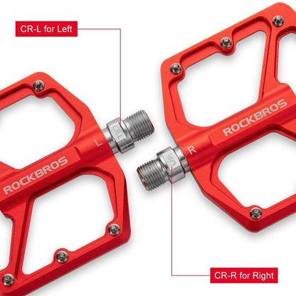 ROCKBROS Aluminium Platform Pedale 9/16 Zoll für MTB E - Bike Stadtrad - Fahrradpedale ROCKBROS - EU - NooMii