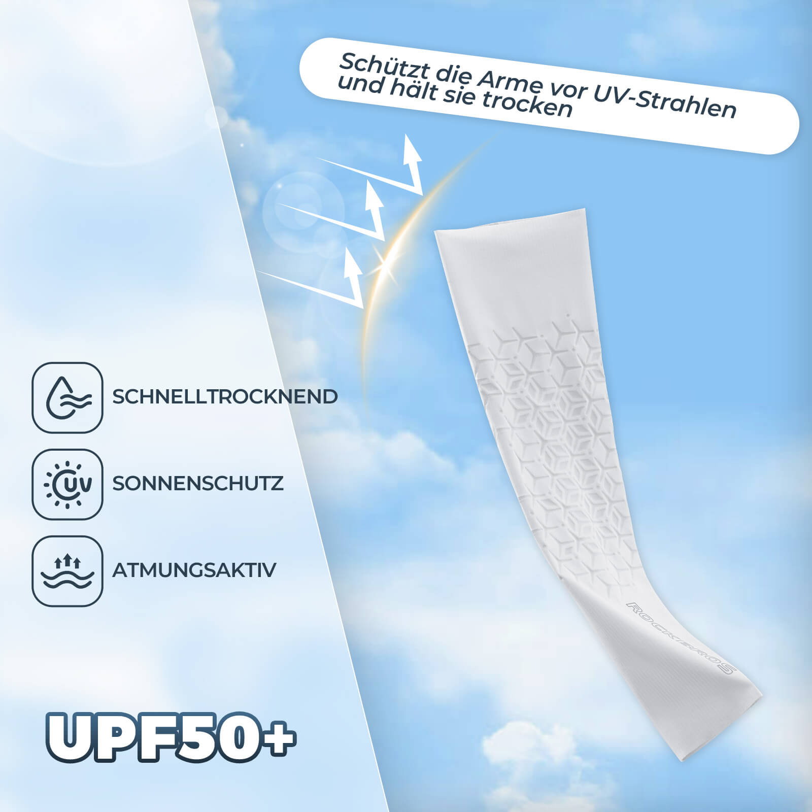 ROCKBROS Armlinge Arm Sleeve Sonnenschutz Kühles Gefühl Schnell Trocknend - Armlinge & Beinlinge ROCKBROS - EU - NooMii
