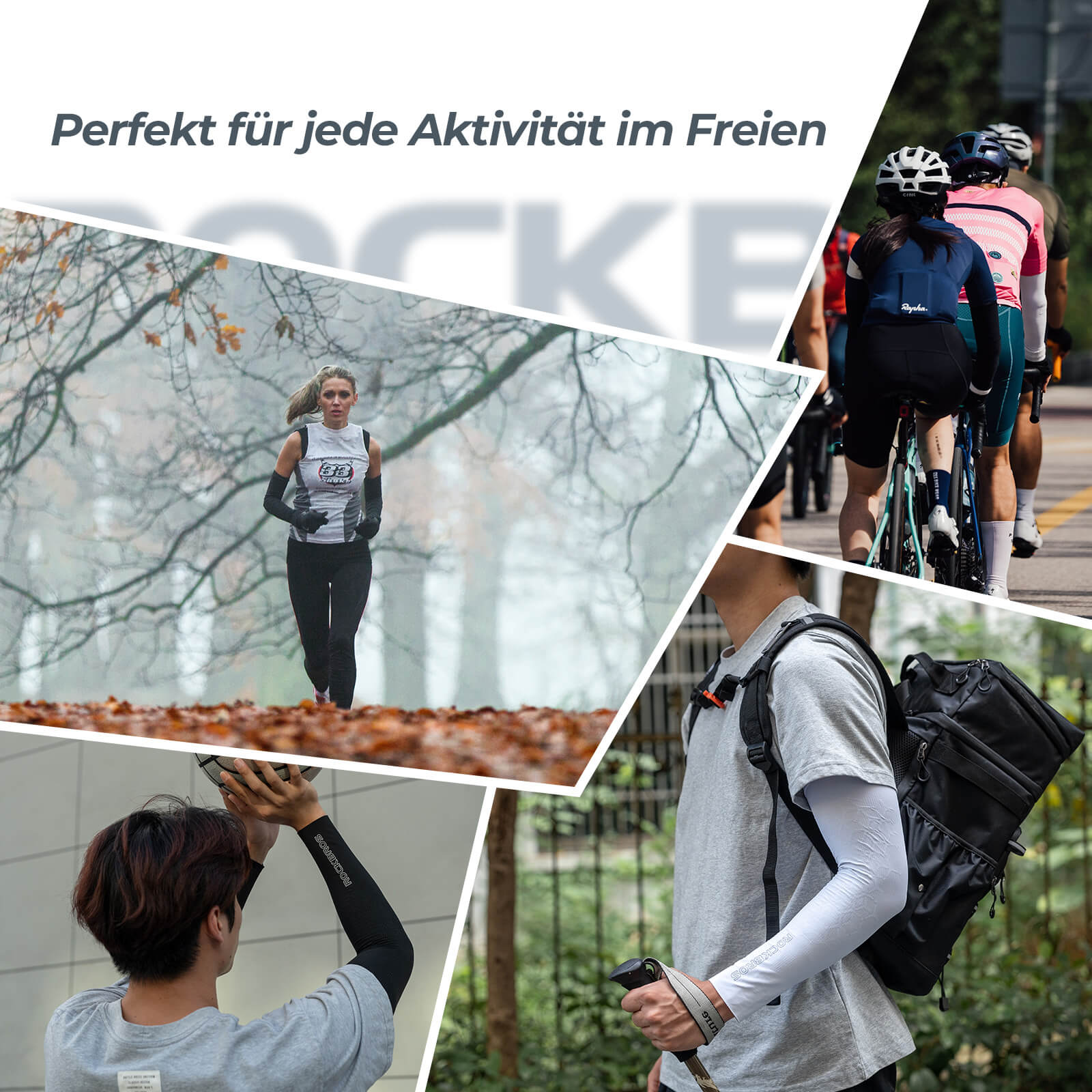 ROCKBROS Armlinge Arm Sleeve Sonnenschutz Kühles Gefühl Schnell Trocknend - Armlinge & Beinlinge ROCKBROS - EU - NooMii