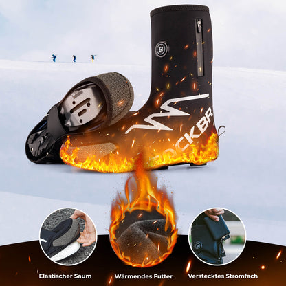 ROCKBROS Beheizte Überschuhe Winter Fahrrad Schuhüberzieher für Damen/Herren - Fahrrad Überschuhe ROCKBROS - EU - NooMii