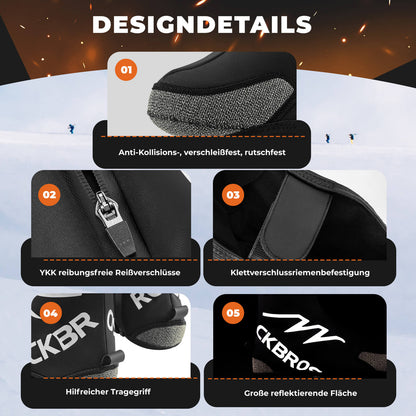 ROCKBROS Beheizte Überschuhe Winter Fahrrad Schuhüberzieher für Damen/Herren - Fahrrad Überschuhe ROCKBROS - EU - NooMii