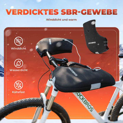 ROCKBROS Beheizte Wasserabweisend Fahrrad Lenkerstulpen - Wiederaufladbar - Lenkerstulpe ROCKBROS - EU - NooMii
