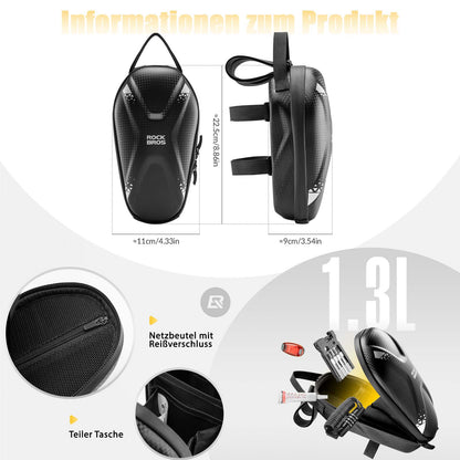 ROCKBROS E Scooter Lenkertasche Wasserdicht Vordertasche mit USB - Anschlüsse - Fahrradtaschen ROCKBROS - EU - NooMii