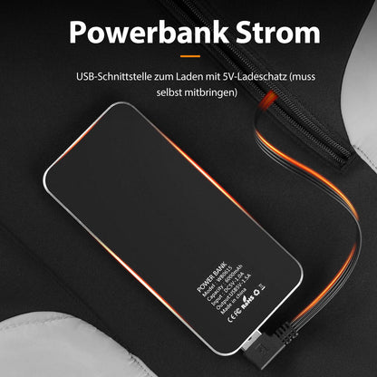 ROCKBROS Elektrische Beheizte Weste mit 3 Temperaturstufen für Herren/Damen - Fahrradjacke ROCKBROS - EU - NooMii