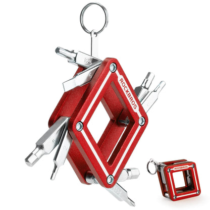 ROCKBROS Fahrrad 8 in 1 Reparatur - Werkzeug - Set Faltbares Reparaturset - Werkzeuge ROCKBROS - EU - NooMii