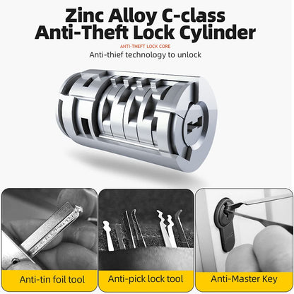 ROCKBROS Fahrrad Bügelschloss für Fahrräder & Motorräder aus legiertem - Fahrradschloss ROCKBROS - EU - NooMii