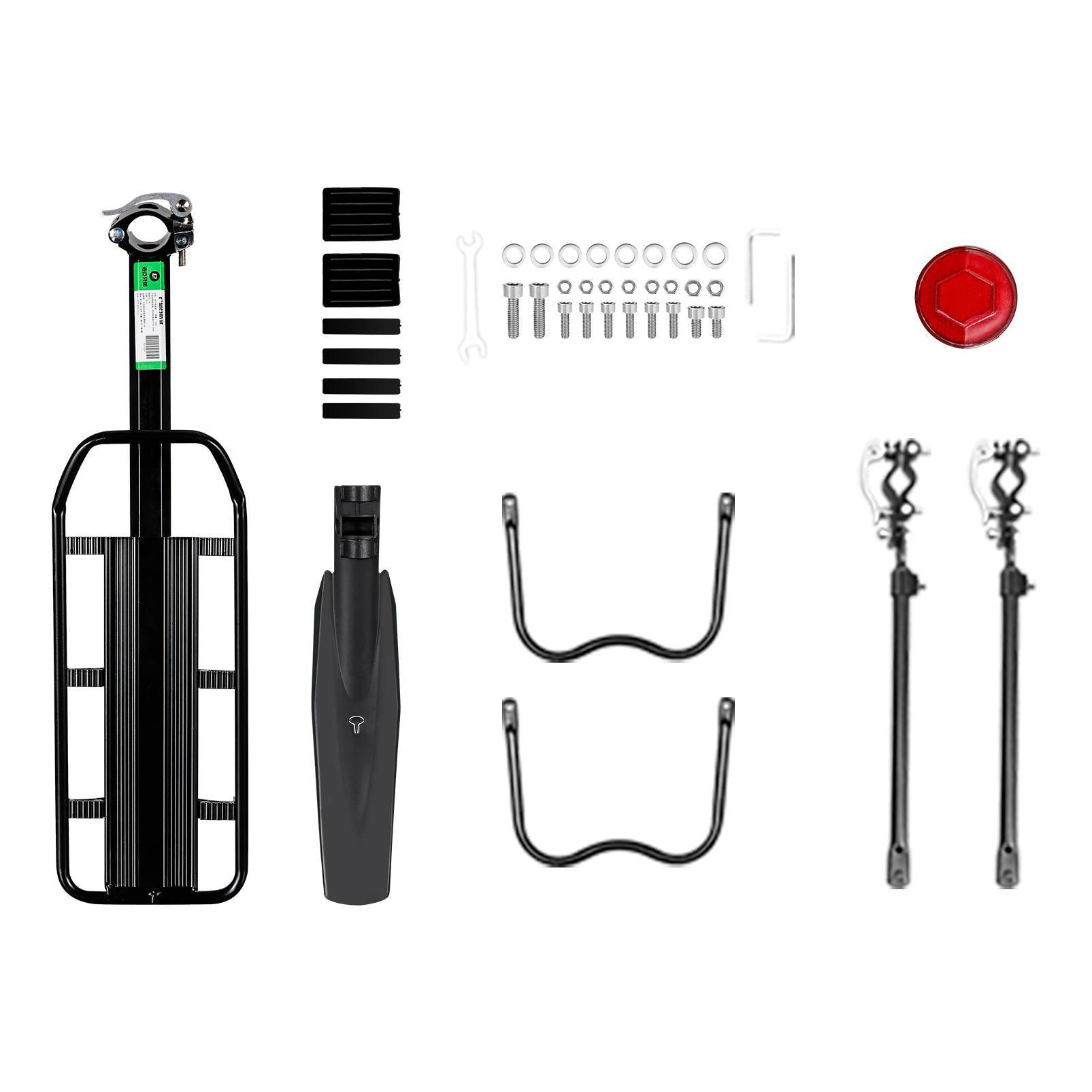 ROCKBROS Fahrrad Gepäckträger mit Reflektor und Schutzblech Aluminiumlegierung - Fahrradgepäckträger ROCKBROS - EU - NooMii