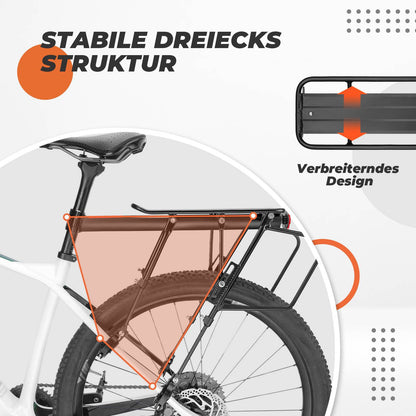 ROCKBROS Fahrrad Gepäckträger Verstellbar mit Schnellspanner Reflektor - Fahrradgepäckträger ROCKBROS - EU - NooMii