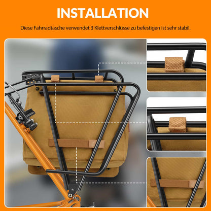 ROCKBROS Fahrrad Gepäckträgertasche mit Tragegriff 27L 3 Farbe - Fahrradtaschen ROCKBROS - EU - NooMii