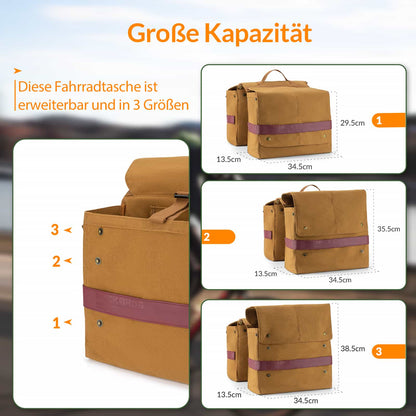 ROCKBROS Fahrrad Gepäckträgertasche mit Tragegriff 27L 3 Farbe - Fahrradtaschen ROCKBROS - EU - NooMii