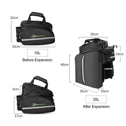 ROCKBROS Fahrrad Gepäckträgertasche wasserdichte mit Regenschutz 17 - 35L - Fahrradtaschen ROCKBROS - EU - NooMii