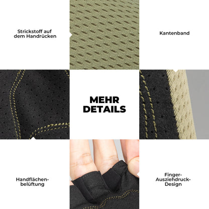 ROCKBROS Fahrrad Handschuhe Halbfinger rutschfest Stoßdämpfende Sommer - Fahrradhandschuhe ROCKBROS - EU - NooMii