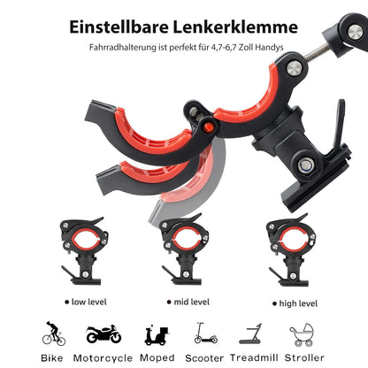 ROCKBROS Fahrrad Handyhalterung 360°Drehbar Motorrad Halterung - Fahrrad Handyhalterung ROCKBROS - EU - NooMii