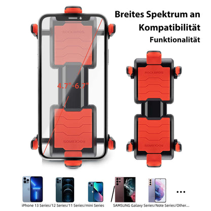 ROCKBROS Fahrrad Handyhalterung 360°Drehbar Motorrad Halterung - Fahrrad Handyhalterung ROCKBROS - EU - NooMii