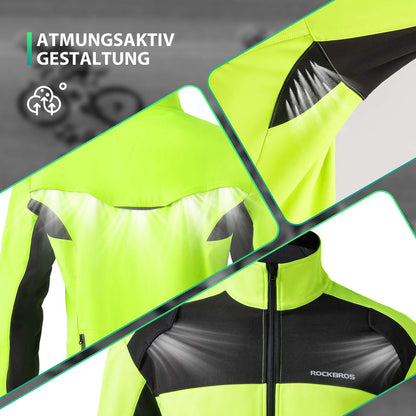 ROCKBROS Fahrrad Jacke & Hose Winter Fahrradanzug Leuchtendes Grün - Fahrradanzug ROCKBROS - EU - NooMii