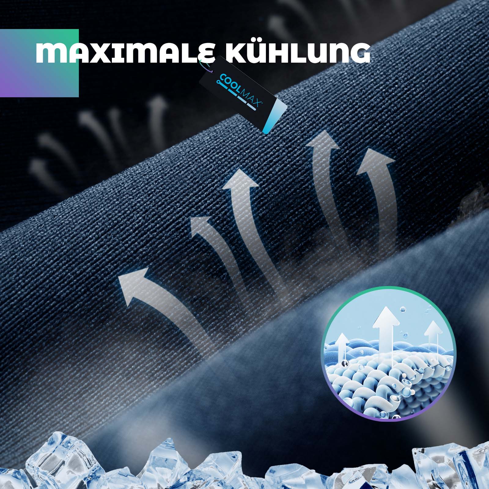 ROCKBROS Fahrrad Kappe Sommer Anti - Schweiß Leichte Radmütze Unisex - Fahrrad Mütze ROCKBROS - EU - NooMii