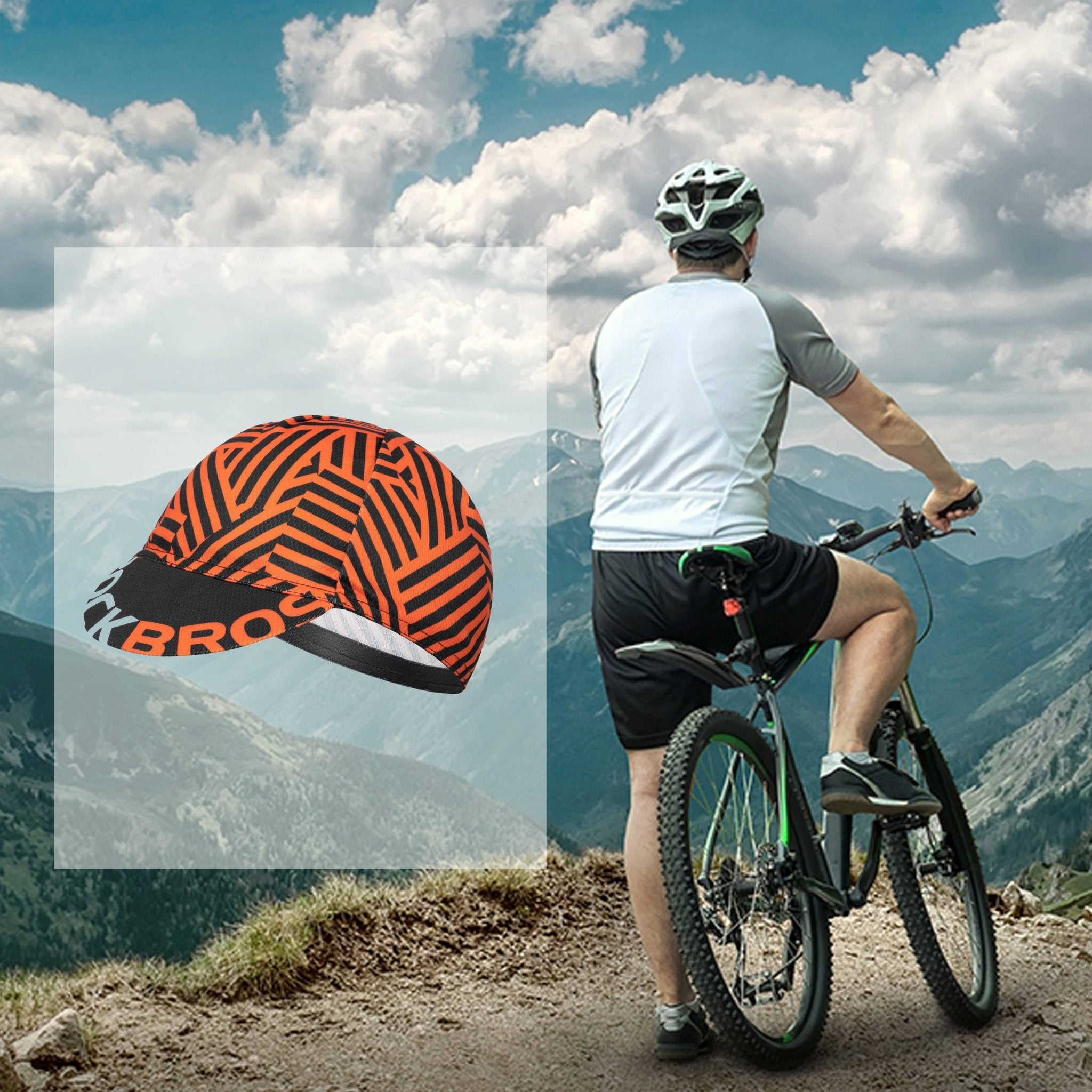 ROCKBROS Fahrrad Kappe UV - Schutz Sport Hut für Damen Herren 54 - 61 cm - Fahrrad Mütze ROCKBROS - EU - NooMii