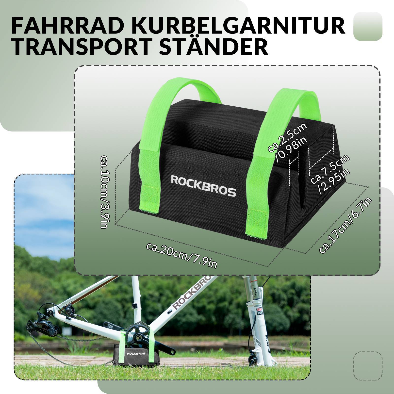 ROCKBROS Fahrrad Kettenradgarnitur Schutzpolster Fahrradzubehör Universal - ROCKBROS - EU - NooMii