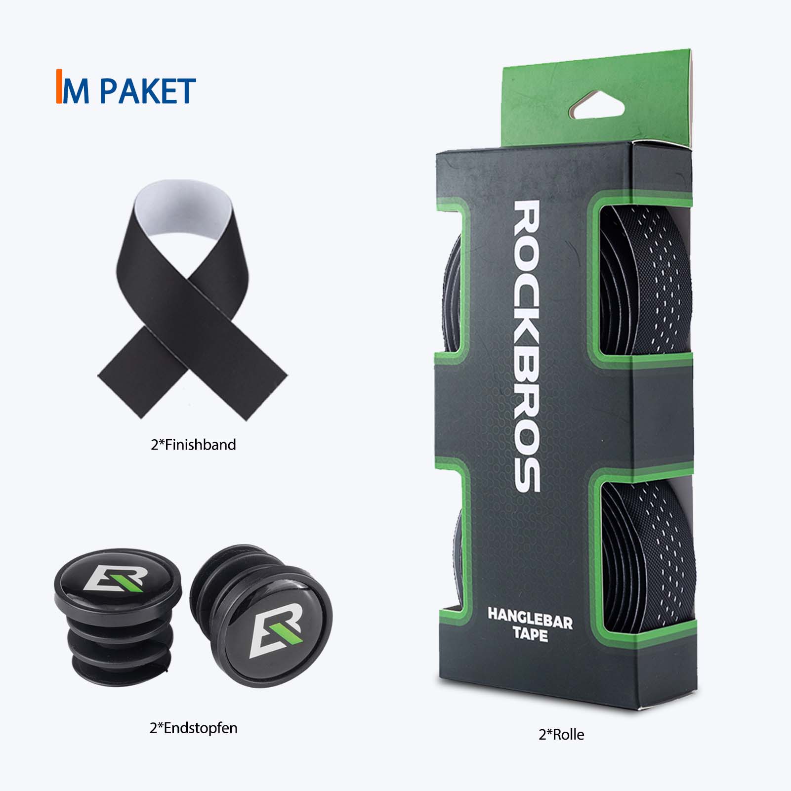 ROCKBROS Fahrrad Lenkerband für MTB Rennrad Standardgröße Vier Farben - Lenkerband ROCKBROS - EU - NooMii