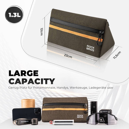 ROCKBROS Fahrrad Lenkertasche Fahrradtasche Fahrradkorb 6 Farbe ca. 1.3L - Fahrradtaschen ROCKBROS - EU - NooMii