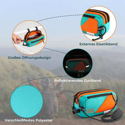 ROCKBROS Fahrrad Lenkertasche Fahrradtasche mit Schultergurt 2,5L Umhängetasche - Fahrradtaschen ROCKBROS - EU - NooMii