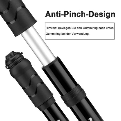 ROCKBROS Fahrrad Minipumpe 100 PSI Luftpumpe Presta & Schrader Ventile - Fahrrad Luftpumpen ROCKBROS - EU - NooMii