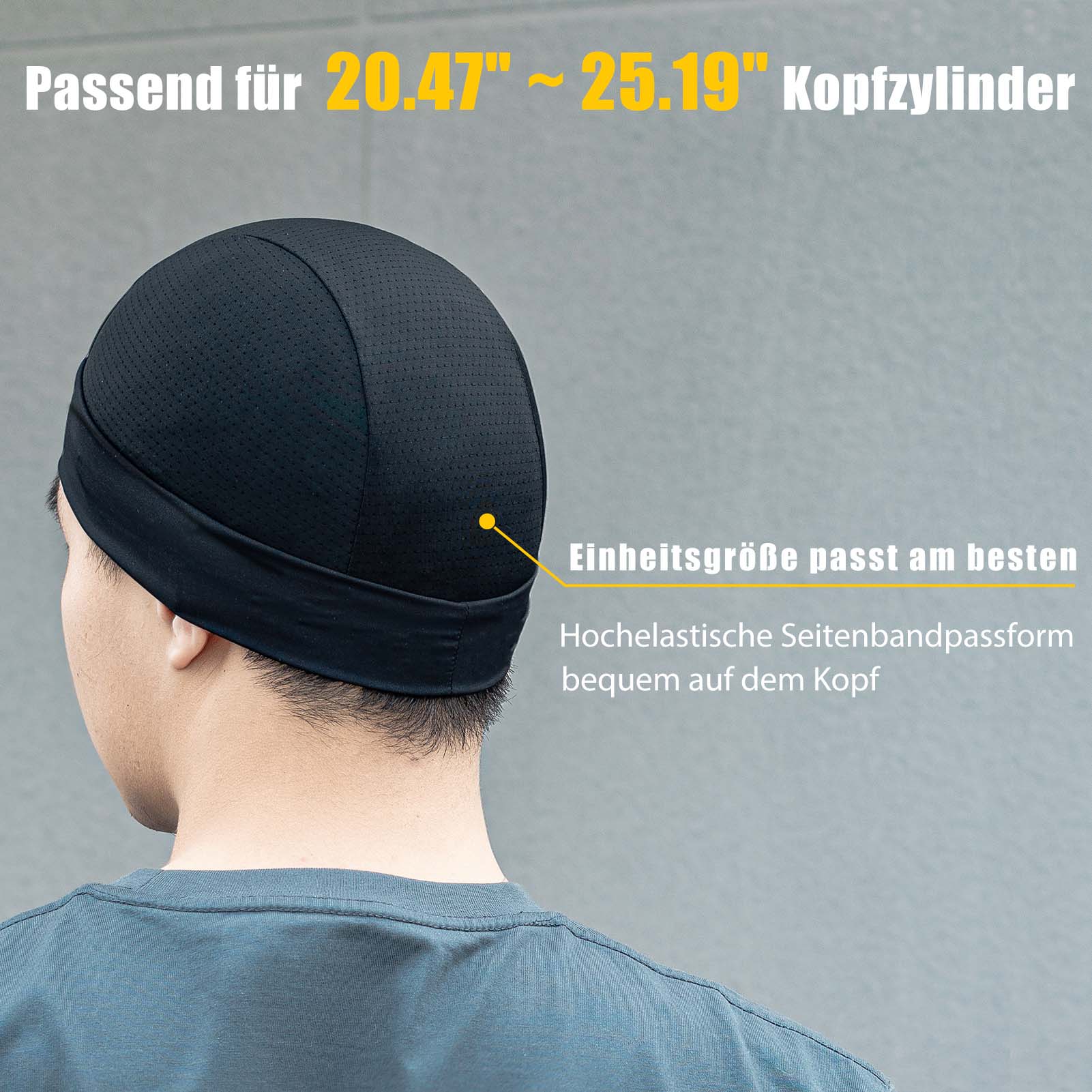 ROCKBROS Fahrrad Mütze Sommer UV Schutz Laufmütze Herren 50 - 64CM - Fahrrad Mütze ROCKBROS - EU - NooMii