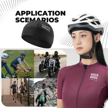 ROCKBROS Fahrrad Mütze UV Schutz Helmmütze Atmungsaktive für Radsportler - Fahrrad Mütze ROCKBROS - EU - NooMii