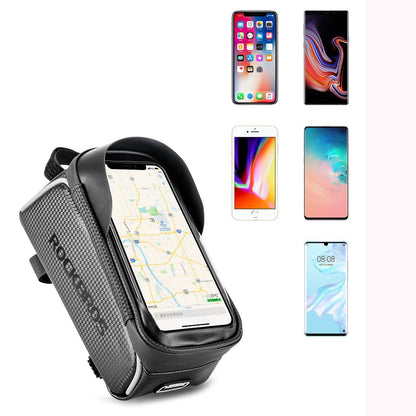 ROCKBROS Fahrrad Oberrohrtasche 6,5 Zoll Touchscreen Wasserdicht - Motorradtaschen ROCKBROS - EU - NooMii