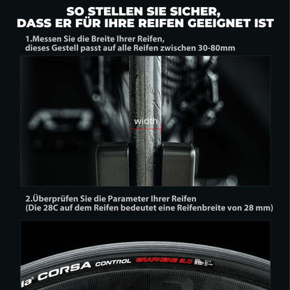 ROCKBROS Fahrrad Parkständer, verstellbare Fahrradständer für 26–80 mm - Fahrradständer ROCKBROS - EU - NooMii
