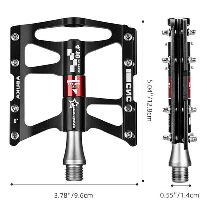ROCKBROS Fahrrad Pedale 9/16 für MTB/BMX/Rennrad 4 Sealed Bearings - Fahrradpedale ROCKBROS - EU - NooMii