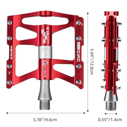 ROCKBROS Fahrrad Pedale 9/16 für MTB/BMX/Rennrad 4 Sealed Bearings - Fahrradpedale ROCKBROS - EU - NooMii