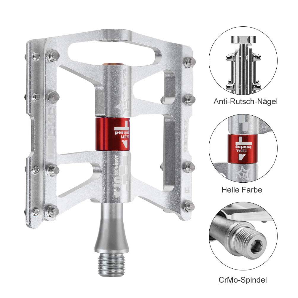 ROCKBROS Fahrrad Pedale 9/16 für MTB/BMX/Rennrad 4 Sealed Bearings - Fahrradpedale ROCKBROS - EU - NooMii
