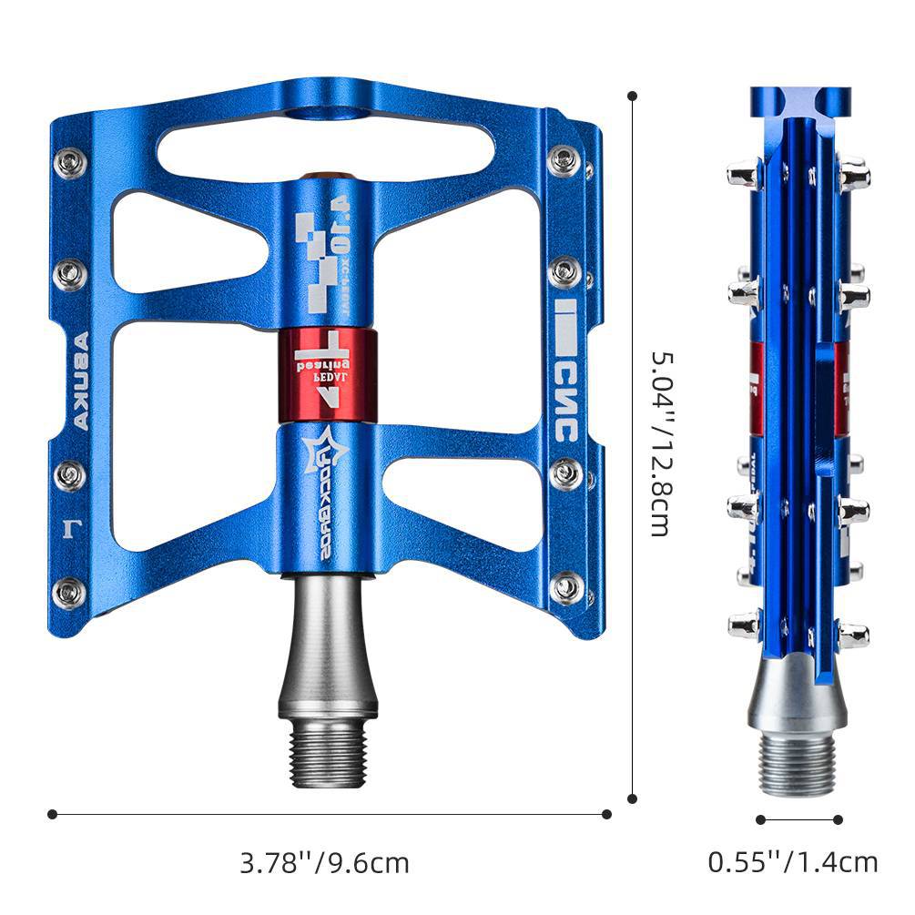 ROCKBROS Fahrrad Pedale 9/16 für MTB/BMX/Rennrad 4 Sealed Bearings - Fahrradpedale ROCKBROS - EU - NooMii