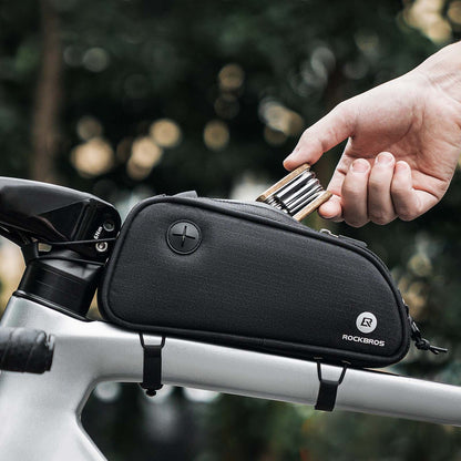 ROCKBROS Fahrrad Rahmentasche 1.3L MTB Oberrohrtasche Schwarz - Fahrradtaschen ROCKBROS - EU - NooMii