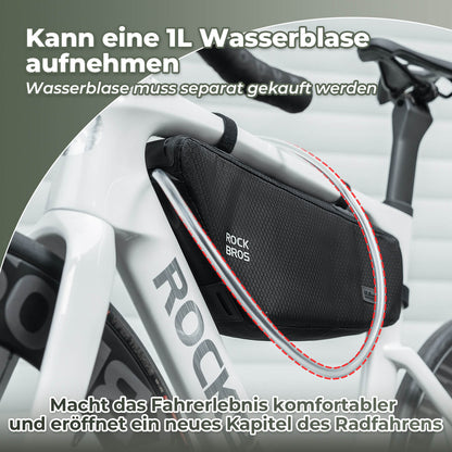 ROCKBROS Fahrrad Rahmentasche Dreiecktasche Wasserabweisend 2,9L Schwarz - Fahrradtaschen ROCKBROS - EU - NooMii