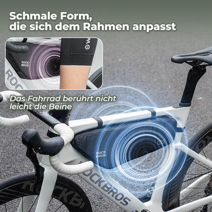 ROCKBROS Fahrrad Rahmentasche Dreiecktasche Wasserabweisend 2,9L Schwarz - Fahrradtaschen ROCKBROS - EU - NooMii