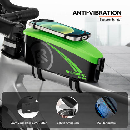 ROCKBROS Fahrrad Rahmentasche Oberrohrtasche mit Regenschutz - Fahrradtaschen ROCKBROS - EU - NooMii