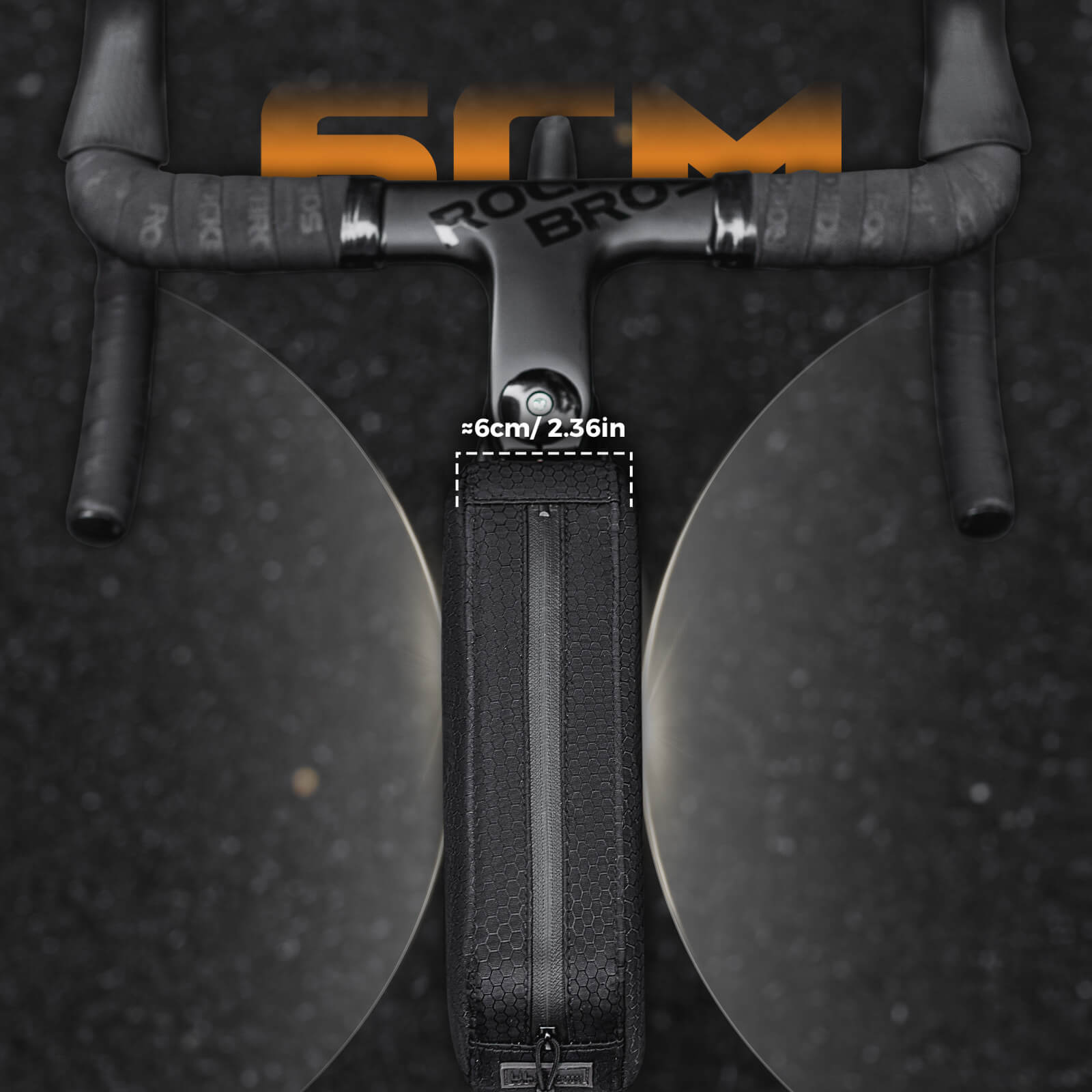 ROCKBROS Fahrrad Rahmentasche wasserabweisend Oberrohrtasche 0,9L Schwarz - Fahrradtaschen ROCKBROS - EU - NooMii