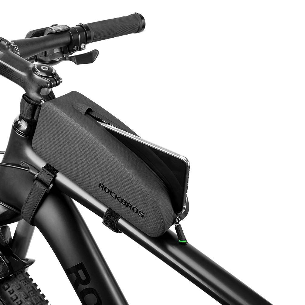 ROCKBROS Fahrrad Rahmentasche wasserdicht Staubfest Schwarz 1L/1,6 L - Fahrradtaschen ROCKBROS - EU - NooMii