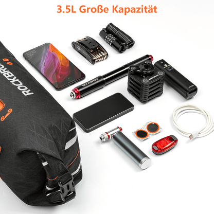 ROCKBROS Fahrrad Rahmentasche wasserdichte Dreiecktasche 3,5L Schwarz - Fahrradtaschen ROCKBROS - EU - NooMii