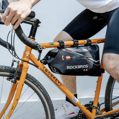 ROCKBROS Fahrrad Rahmentasche wasserdichte Dreiecktasche 3,5L Schwarz - Fahrradtaschen ROCKBROS - EU - NooMii